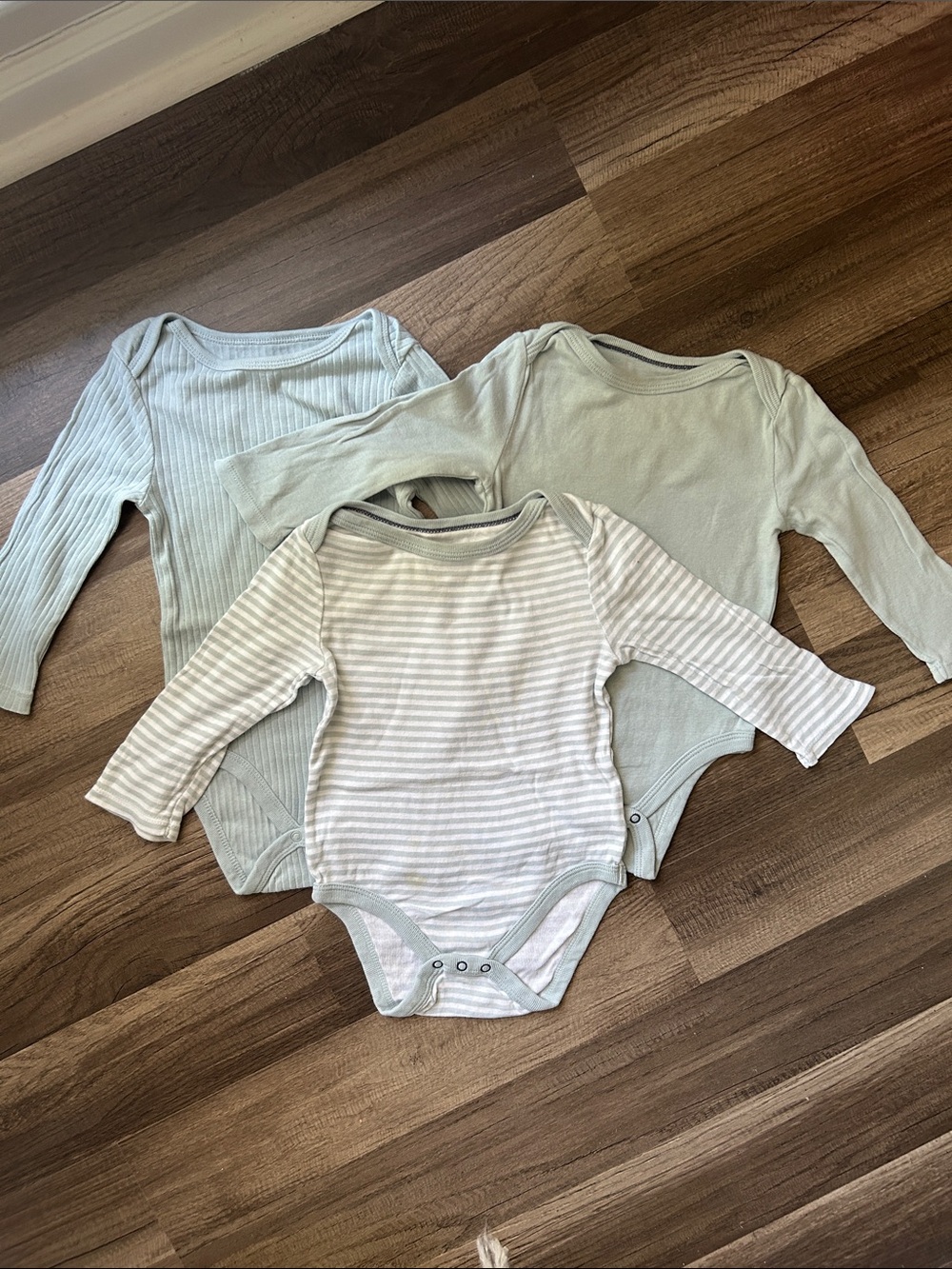 Bundle of cloud island Long-Sleeve Baby Bodysuits